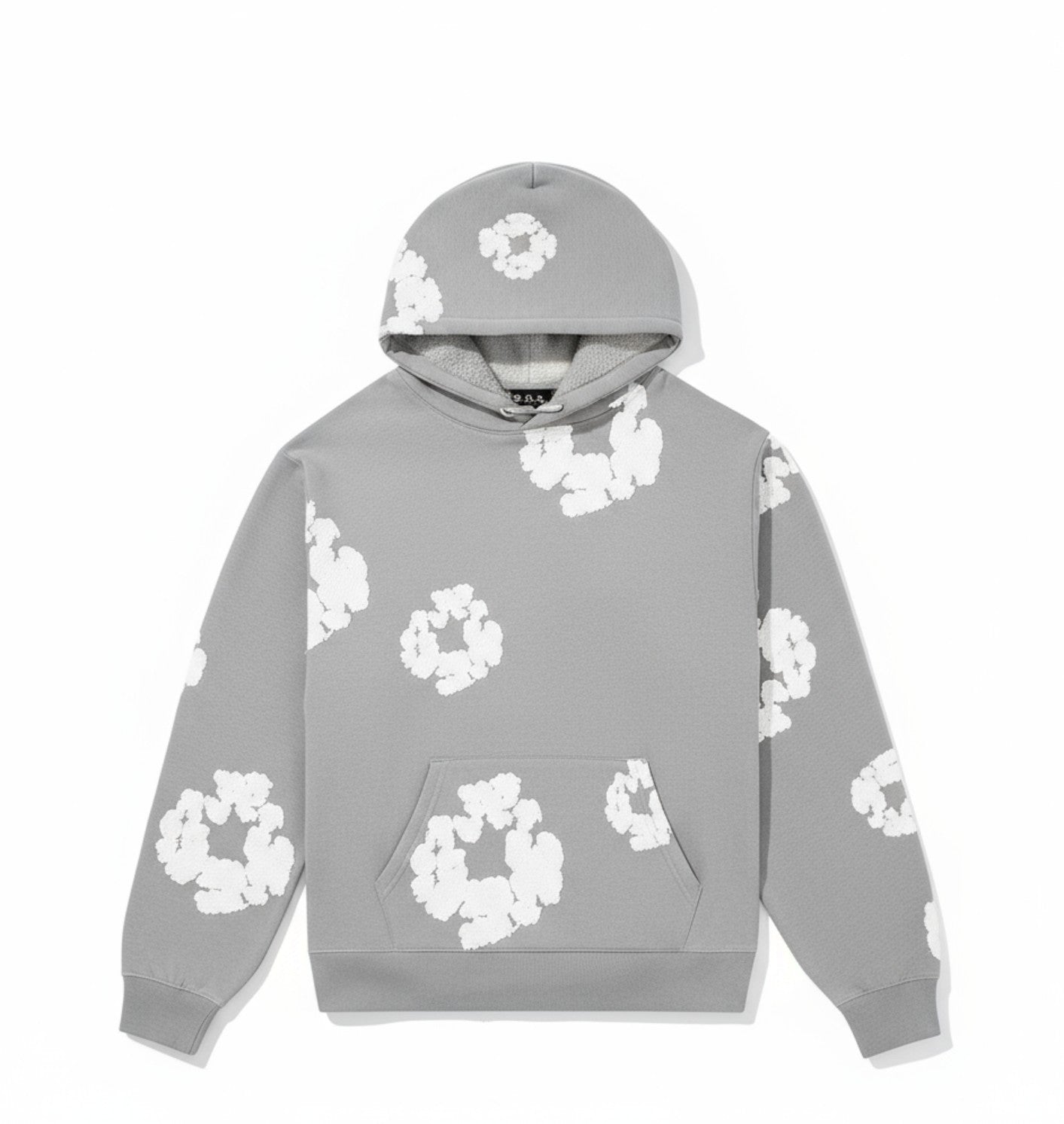 Sudadera hombre con estampado de flores