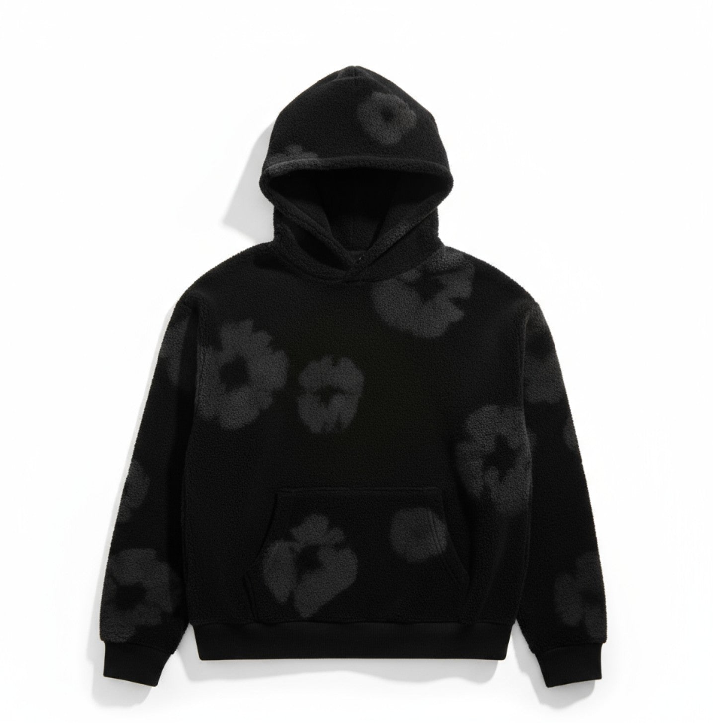 Sudadera hombre con estampado de flores
