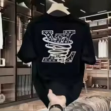 Camiseta corta estampado espalda